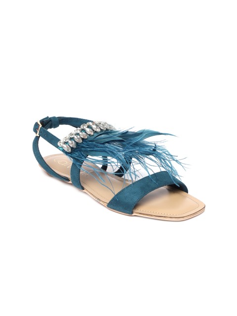 

Catwalk Women Blue Solid Open Toe Flats