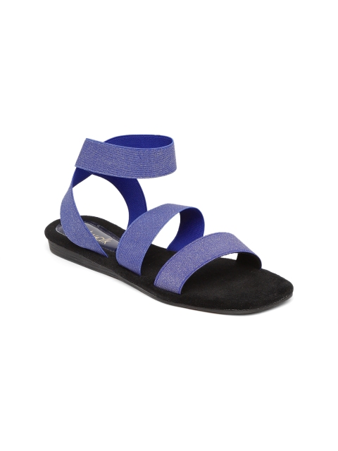 

Catwalk Women Blue Shimmer Open Toe Flats