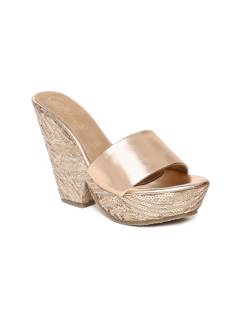 

Catwalk Women Rose Gold Solid Sandals