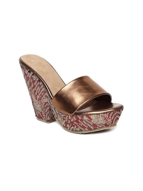 

Catwalk Women Copper-Toned Solid Heels