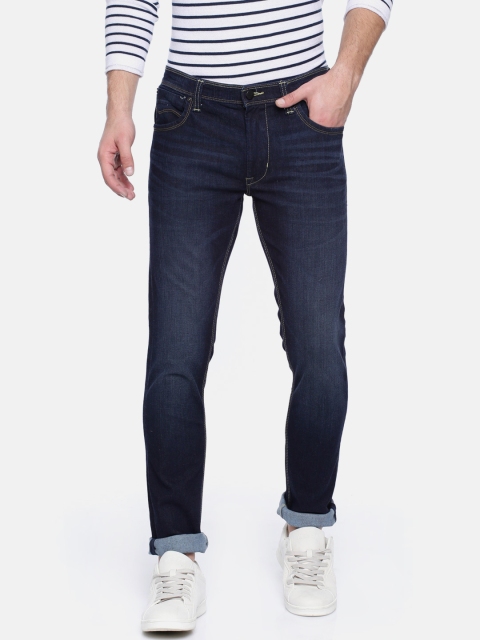

Lee Men Blue Luke Skinny Fit Mid-Rise Clean Look Stretchable Jeans