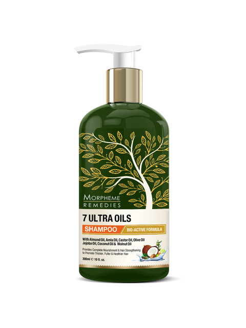 

Morpheme Remedies 7 Ultra Oils Shampoo 300ml, Green