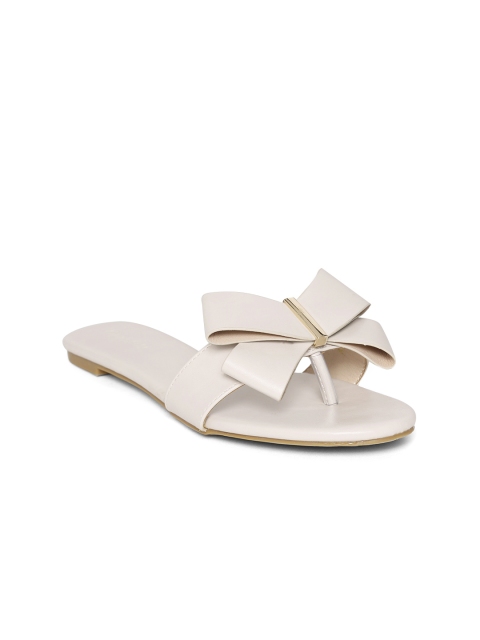 

Allen Solly Women Beige Solid Open Toe Flats