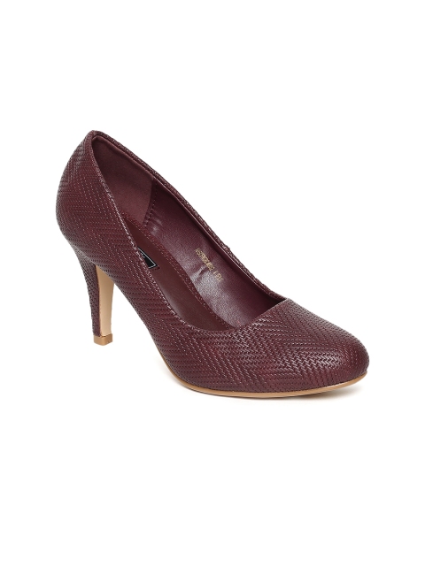 

Allen Solly Women Burgundy Woven Design Pumps