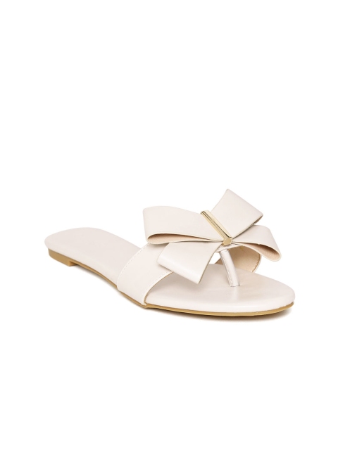 

Allen Solly Women Beige Solid Open Toe Flats