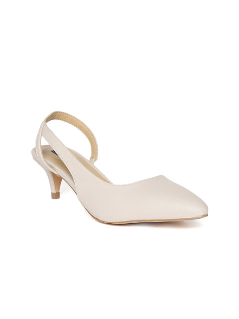 

Allen Solly Women Beige Solid Pumps