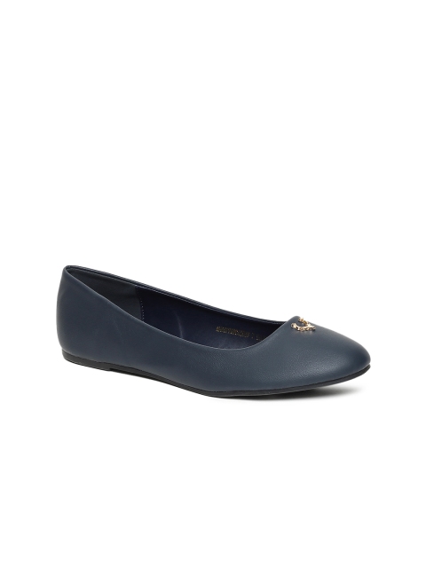 

Allen Solly Women Navy Blue Solid Ballerinas