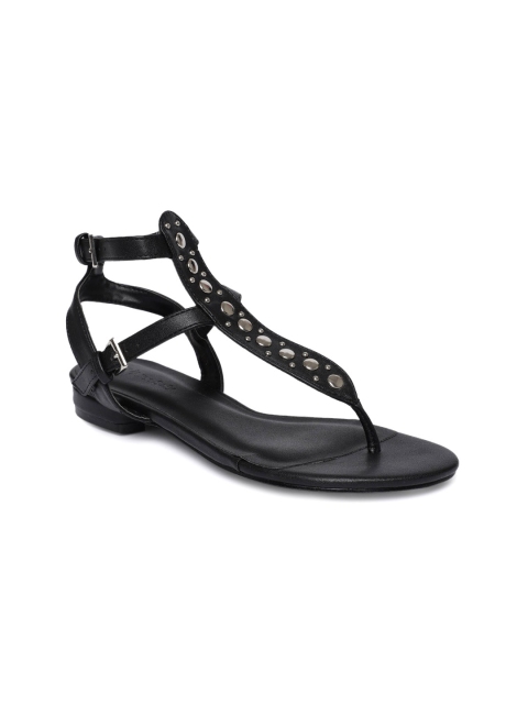 allen-solly-women-black-embellished-open-toe-flats