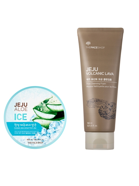 

The Face Shop Jeju Moisturising Combo, Taupe