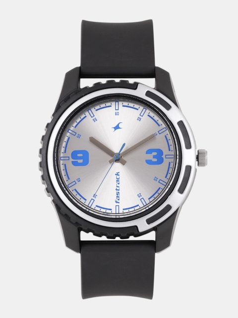 

Fastrack Men Silver-Toned Analogue Watch NJ3114PP02C