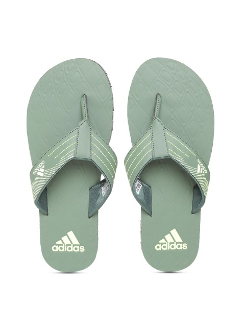 

ADIDAS Men Olive Green Printed Thong Flip-Flops
