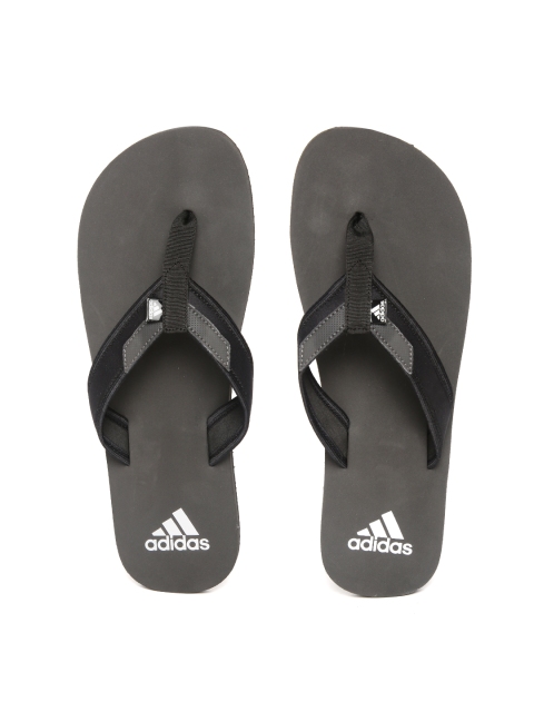 

ADIDAS Men Black & Charcoal Grey Rio Attack 2 Thong Flip-Flops