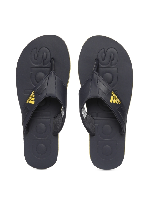 

ADIDAS Men Navy Blue SLALON 2018 Thong Flip-Flops