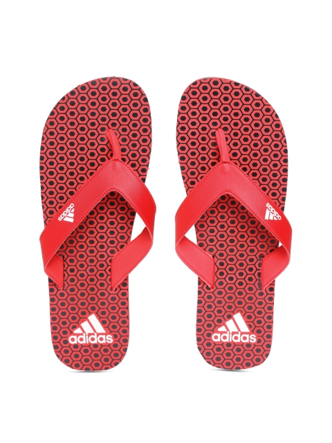 

ADIDAS Men Red & Black Beach Print Maxout 2 Thong Flip-Flops
