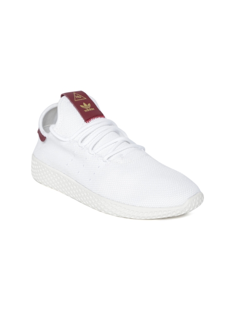 

ADIDAS Originals Women White Pharrell Williams Tennis HU Shoes