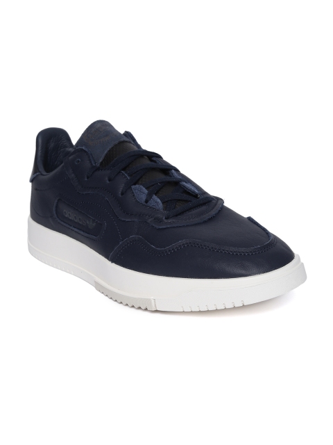 

ADIDAS Originals Men Navy Super Court Sneakers, Navy blue