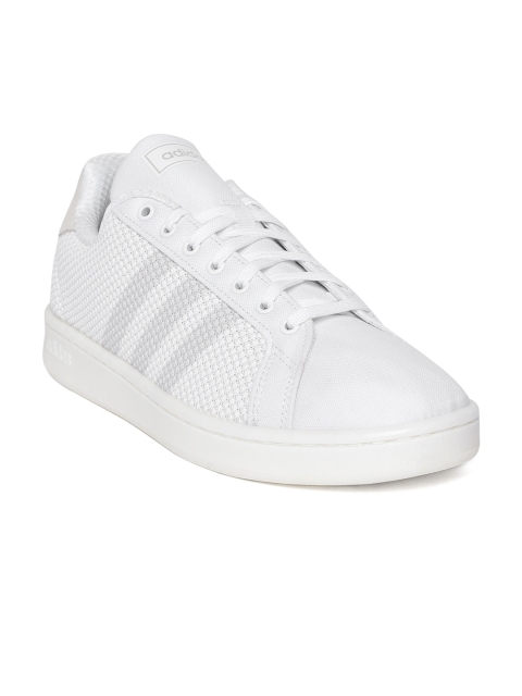 

ADIDAS Men White VL Court 2.0 Sneakers