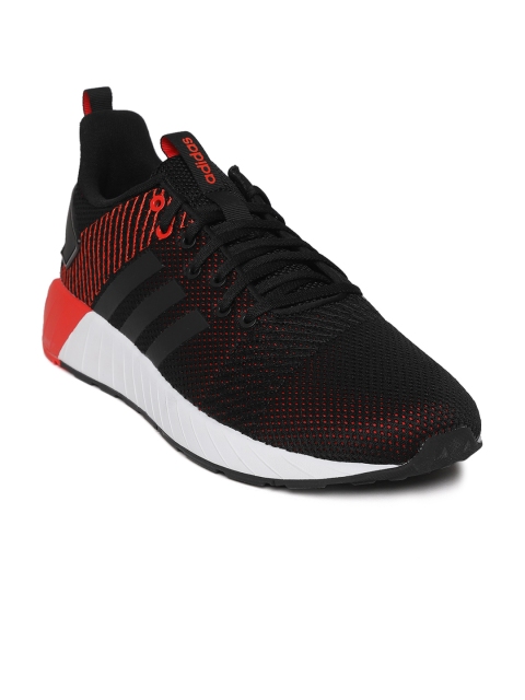 

ADIDAS Men Black & Red QUESTAR BYD Woven Design Casual Shoes