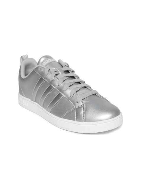 

ADIDAS Women Silver-Toned VS Advantage Sneakers