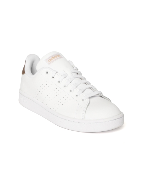 

ADIDAS Women White Advantage Tennis Style Sneakers