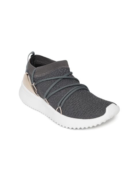 

ADIDAS Women Charcoal Grey Ultimamotion Woven Design Sneakers