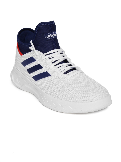 

ADIDAS Men White Fusion Storm Mid-Top Sneakers