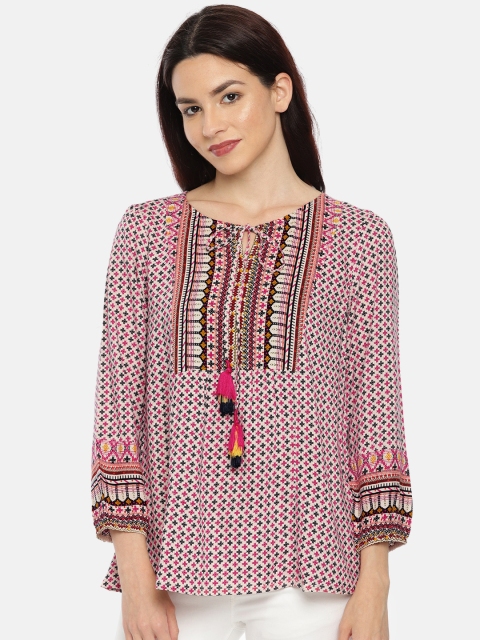 

Colour Me by Melange Women Multicoloured Printed Top, Multi
