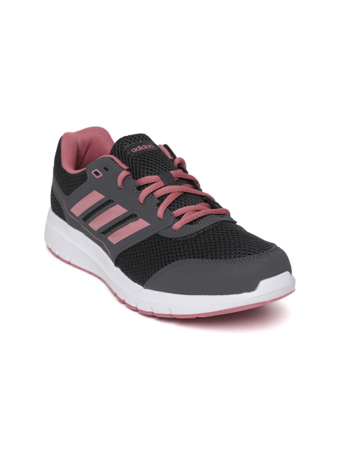 

ADIDAS Women Charcoal Grey & Dusty Pink DURAMO Lite 2.0 Running Shoes
