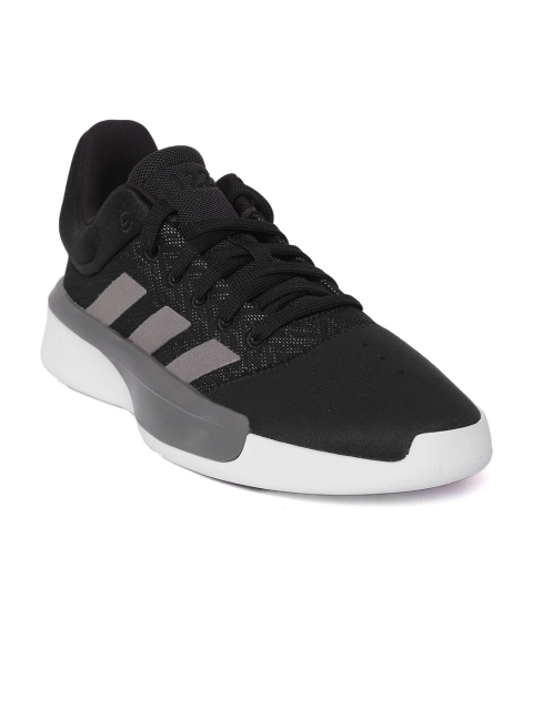

ADIDAS Men Black Pro Adversary Low 2019 Basketball Shoes