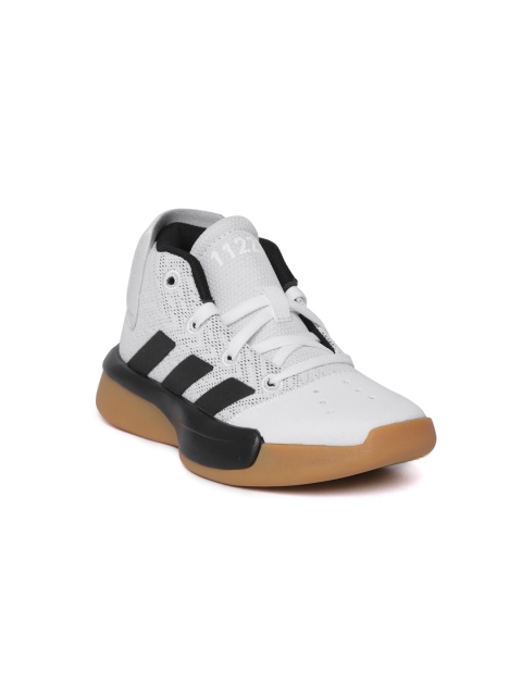 

ADIDAS Boys White Pro Advesary 2019 Basketball Shoes