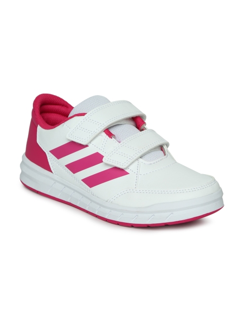 

ADIDAS Unisex White & Pink ALTASPORT CF K Training Shoes