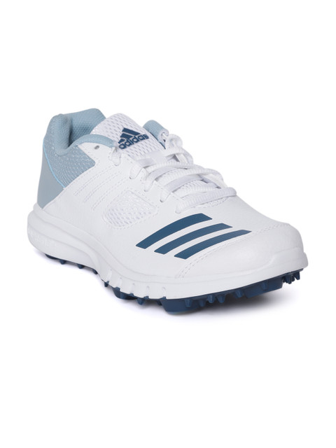 

ADIDAS Men White Cricket Shoes