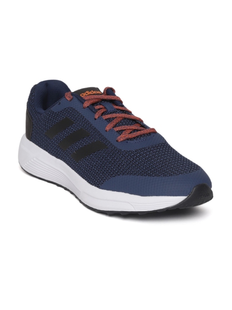 

ADIDAS Men Navy Blue Woven Design Helkin 3 Running Shoes