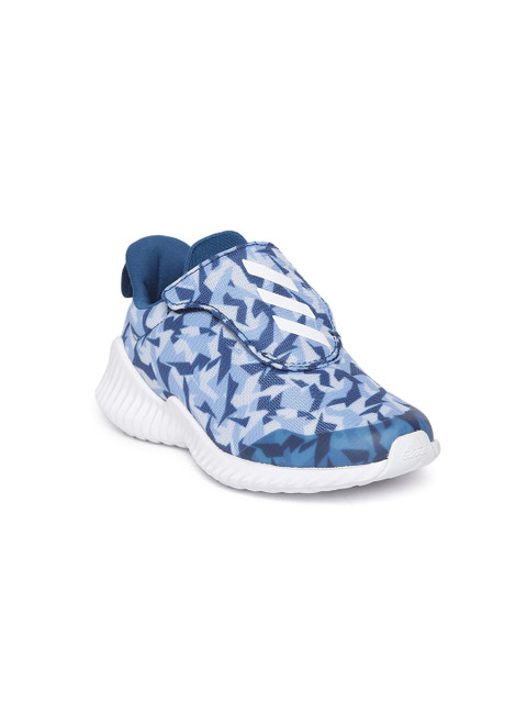 

ADIDAS Kids Blue & White Printed Fortarun AC Running Shoes