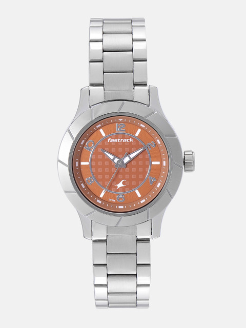 

Fastrack Women Rust Orange Analogue Watch NK6139SM02_OR2