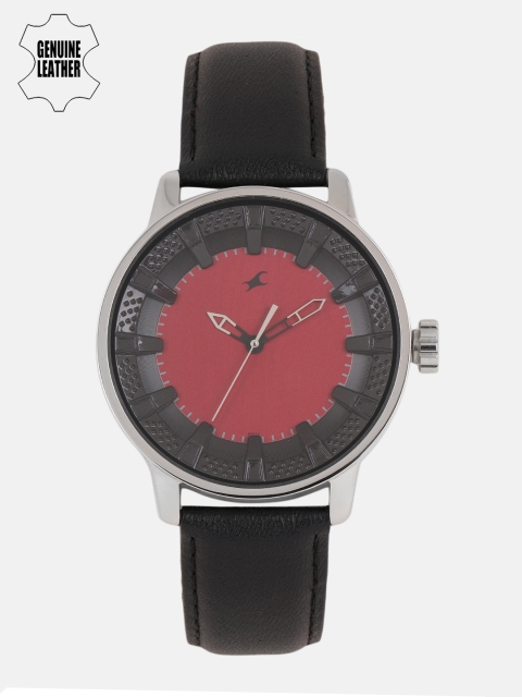 

Fastrack Men Red & Black Analogue Watch NJ3137SL01C_OR2