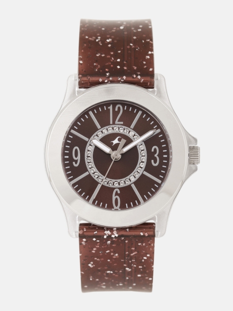 

Fastrack Women Brown Analogue Watch 9827PP18