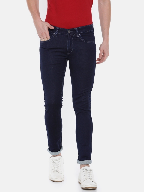 

SPYKAR Men Blue Skinny Fit Low-Rise Clean Look Stretchable Jeans