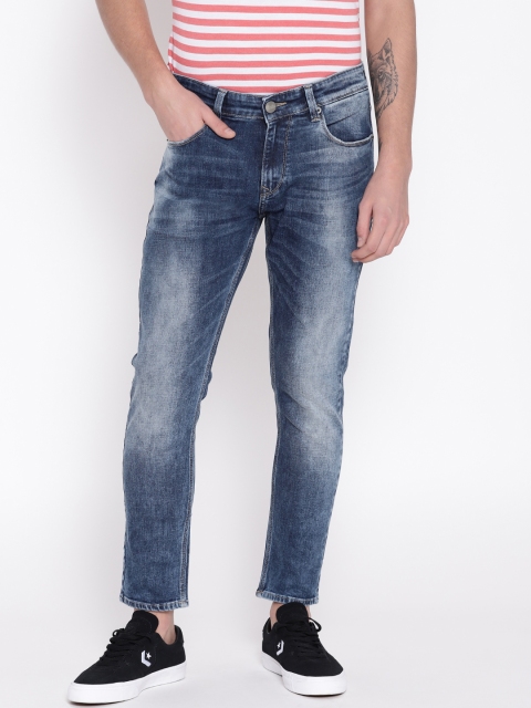 

SPYKAR Men Blue Slim Fit Low-Rise Clean Look Stretchable Jeans