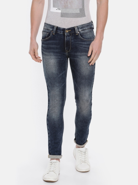 

SPYKAR Men Blue Super Skinny Fit Low-Rise Clean Look Stretchable Jeans