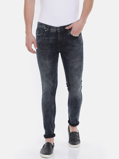 

SPYKAR Men Black Super Skinny Fit Low-Rise Clean Look Jeans