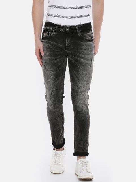 

SPYKAR Men Black Skinny Fit Low-Rise Clean Look Stretchable Jeans