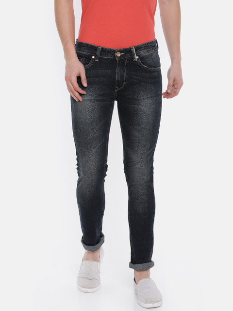 

SPYKAR Men Blue Skinny Fit Low-Rise Clean Look Stretchable Jeans