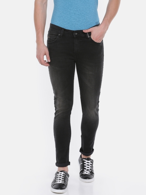 

SPYKAR Men Black Super Skinny Fit Low-Rise Clean Look Stretchable Jeans