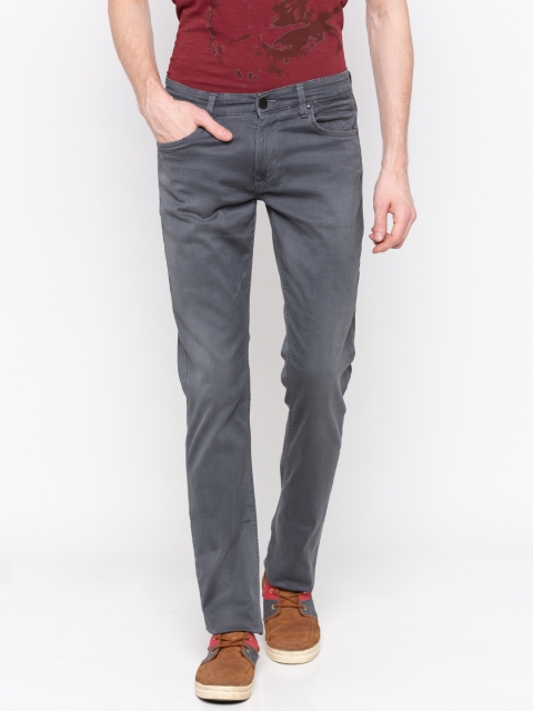 

SPYKAR Men Grey Slim Fit Low-Rise Clean Look Jeans