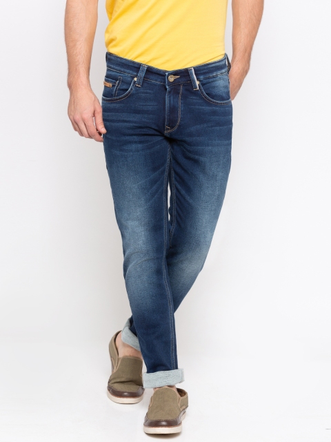

SPYKAR Men Blue Skinny Fit Low-Rise Clean Look Jeans
