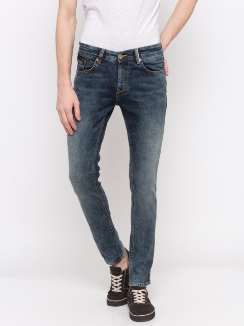 

SPYKAR Men Blue Super Skinny Fit Low-Rise Clean Look Jeans