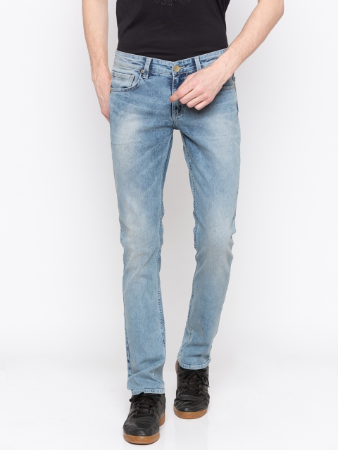 

SPYKAR Men Blue Skinny Fit Low-Rise Clean Look Jeans