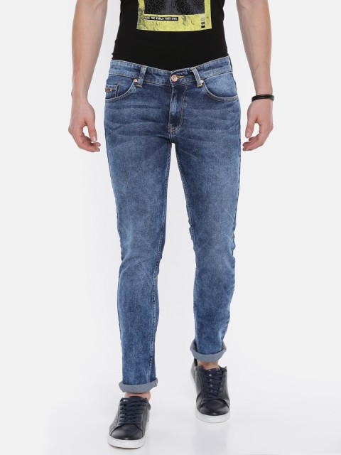 

SPYKAR Men Blue Ultra Slim Fit Low-Rise Clean Look Stretchable Jeans