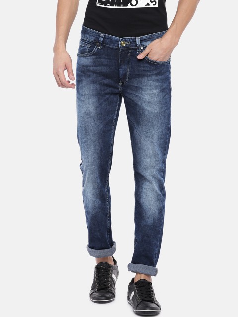 

SPYKAR Men Blue Rovers Slim Fit Low-Rise Clean Look Stretchable Jeans